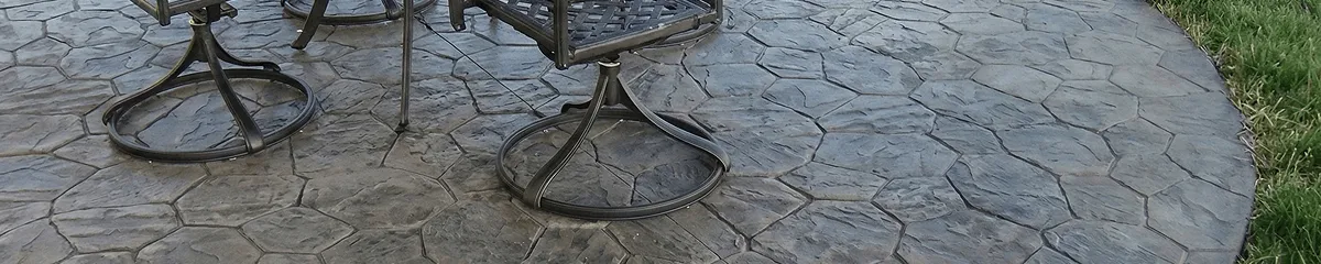 Garden relaxation area with professionally installed stone flooring in Philadelphia PA